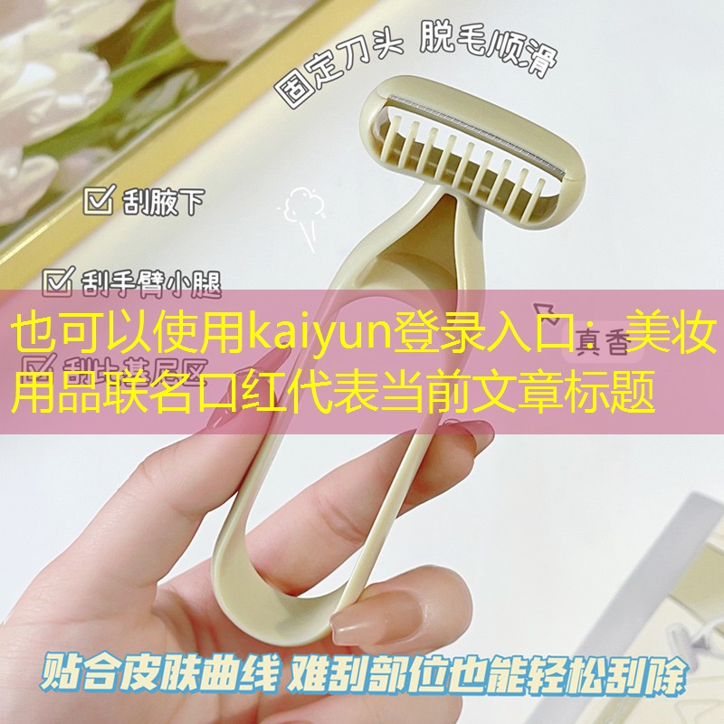 美妆用品联名口红